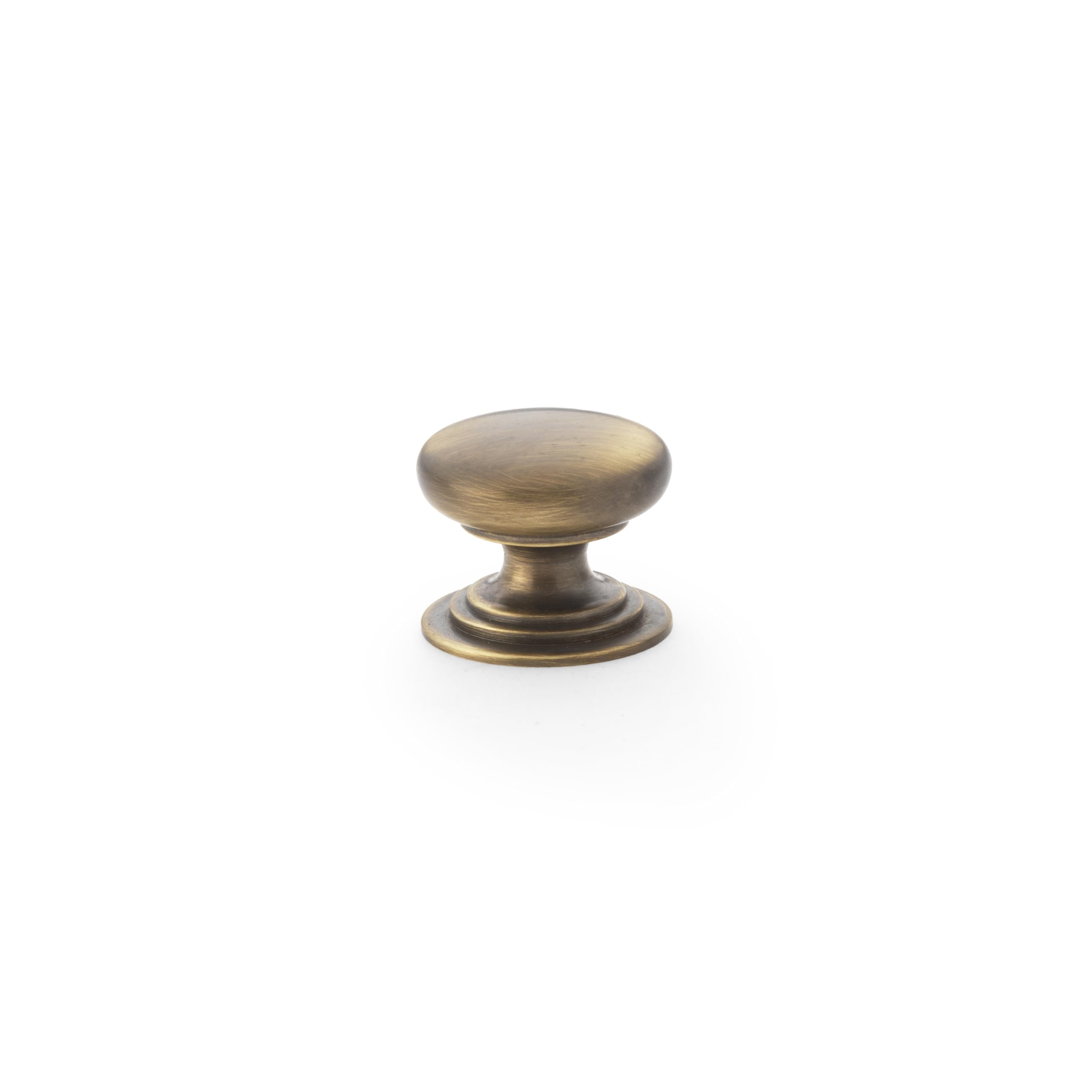 Handle & Home (25Mm Knob) Antique Brass Kitchen Cup Handle & Matching Knobs