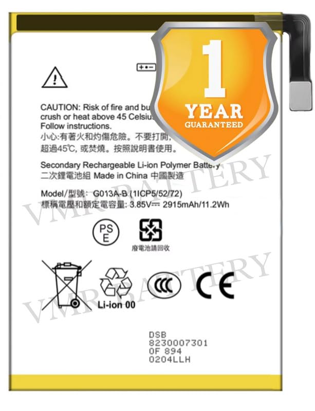 Image of Original G013A-B Battery Compatible for Google Pixel 3 - (2915mAh) - 1 Year Warranty