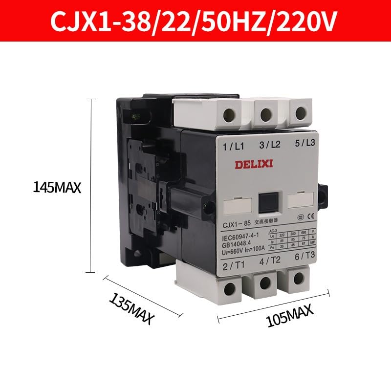 Contacteur AC CJX1-38/22 pour circuits de commande 220V - 2