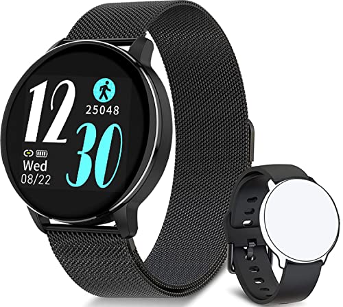 Relojes Hombre Baratos JINPXI 2022 Newest Reloj Inteligente para Hombre y Mujer con Frecuencia Cardíaca Oxígeno Sanguíneo Presión...