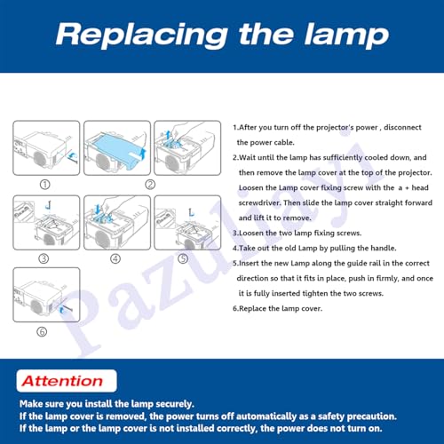 Lámpara de reemplazo NP16LP para proyector NEC miniatura 6