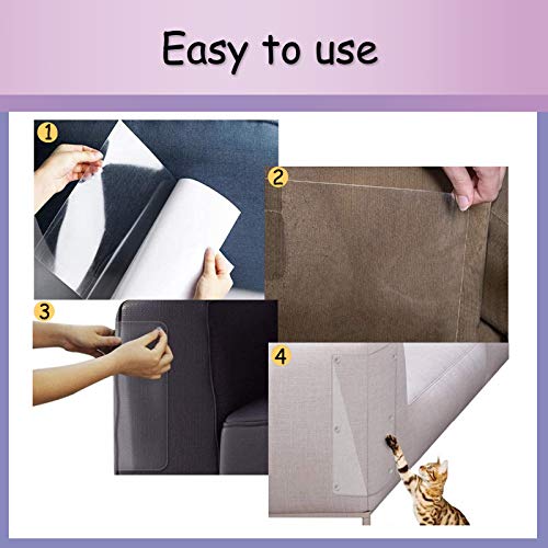 ETHEL Protezione Graffi Gatto, 6 Pezzi Protezione