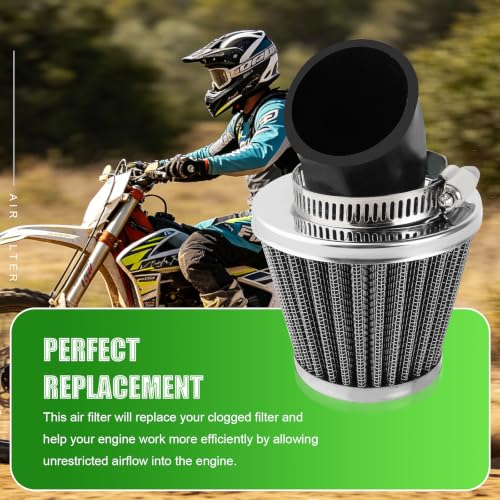 Image of 44mm 45mm 46mm Filter 45 Degree Angled for 50cc-90cc 110cc 125cc 140cc 150cc 200cc 250cc GY6 ATV Scooter Quad Go Kart Moped Pit Dirt Bike Suzuki Baja 1.77inch
