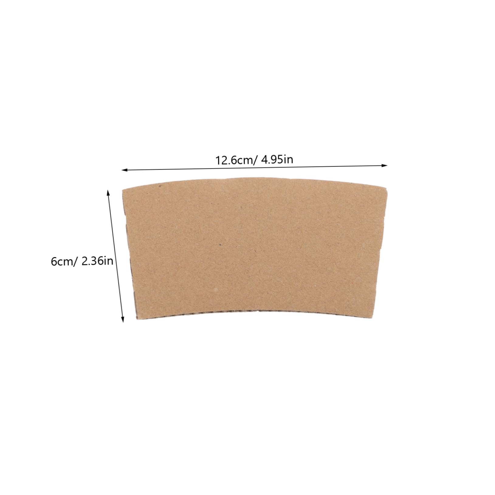 NIYANGLE 100Pcs Heat Resistant Paper Cup Sleeves Non Slip Protective Covers for Tea and Cups Durable Skid Design for Home and Events