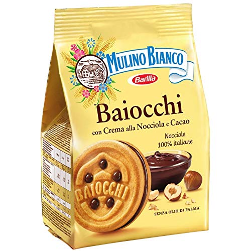 Mulino Bianco – Baiocchi Nocciola 260G – Cuatro artículos