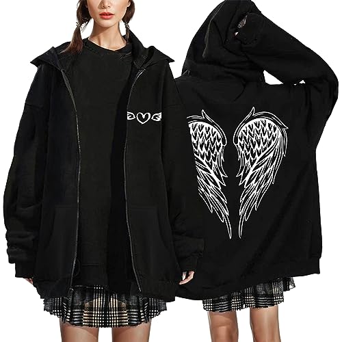 Chaqueta Mujer Invierno Chaqueta casual para mujer con capucha ajustable cremallera frontal y bolsillos laterales diseño moderno de manga larga ideal para entretiempo (Grey, XL)