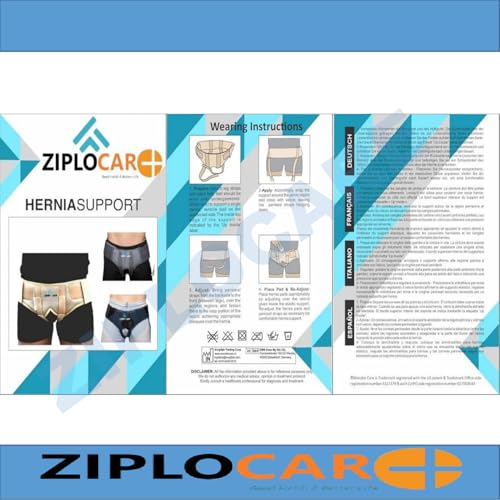 Faja Para Hernia Premium Ajustable Para Hombre Negra, Talla L miniatura 7