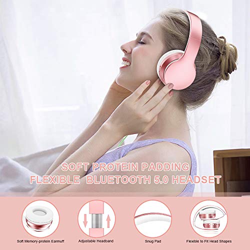 Sunvito Bluetooth Headphones Noise Cancelling Headphones -Wireless Headphones Foldable Wired With Microphone, Fm Radio, Tf Card, Over Ear For Tv Pc Android Ios Phones For Sports Gym,Game,Home, Office #TOP3
