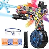 Electric Gel Ball Blaster Pistol JM-X2, Manual & Automatic Dual Mode Splatter Blaster with Drum, Orb