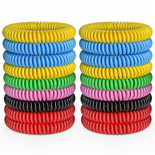 Kompoll 48 Pack Mosquito Repellent Bracelets, Individually Wrapped, Deet Free, Natural And Waterproof Mosquito Bracelets For Kids And Adults #TOP3