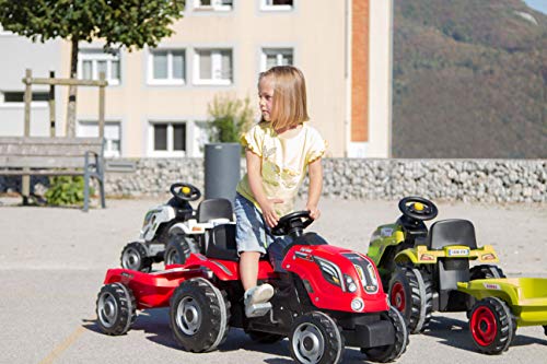 51pd7yBvMeL Smoby - Tracteur Farmer XL + Remorque - Capot ouvrable