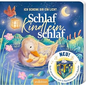 Ich schenk dir ein Licht! Schlaf, Kindlein, schlaf: Neuheit: Nachtlampe & Spieluhr in einem Bilderbuch | Einschlafhilfe mit magischem Nachtlicht für Babys ab 6 Monaten