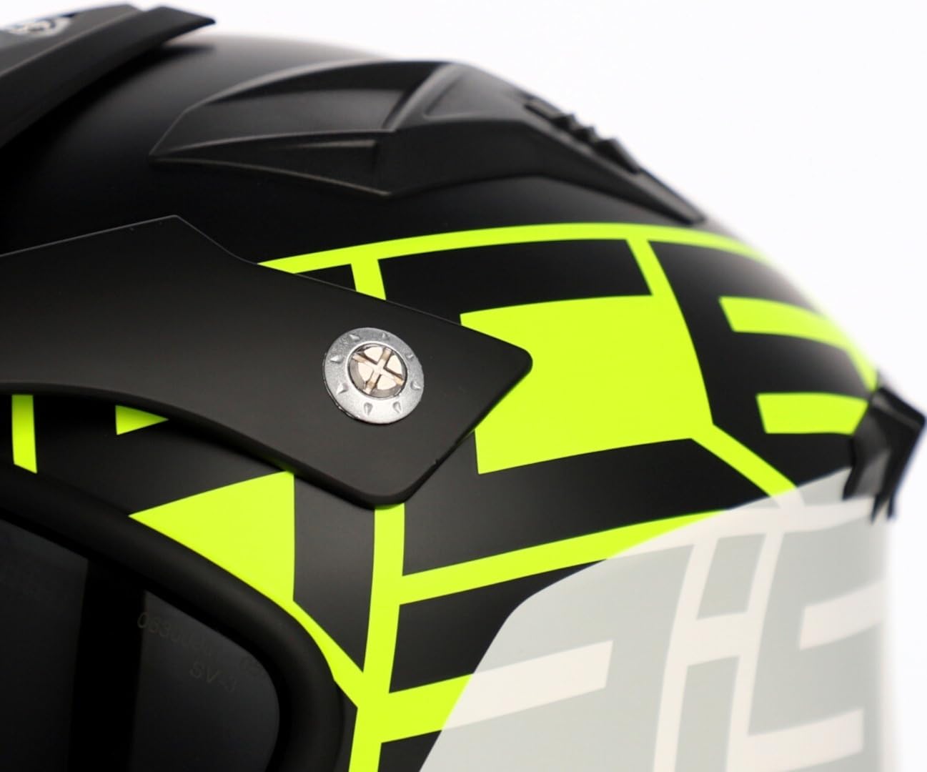 Acerbis Casco Jet Aria Graphic, Adultos Unisex, Blanco/Azul/Rojo, XS