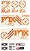 Ecoshirt MP-WOK5-7E3L Autocollants Fork Fox 36 Am60 Autocollants Fourche Gabel Fourche Orange