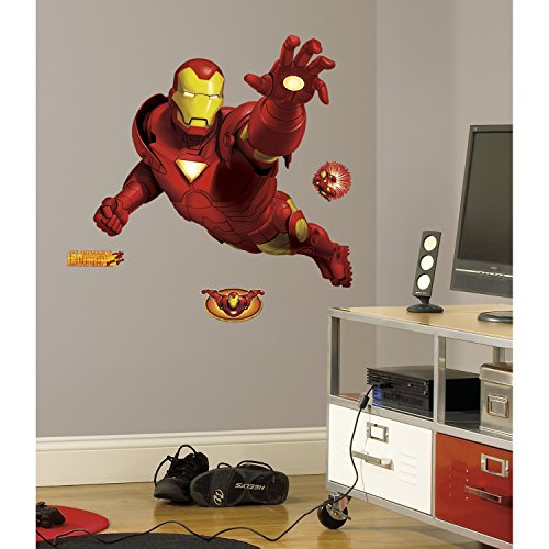 RoomMates RMK1486GM Iron Man Peel & Stick Giant Wall Decal