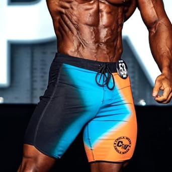 Men's physique board shorts - bodybuilding CUSTOM made shorts competition physique