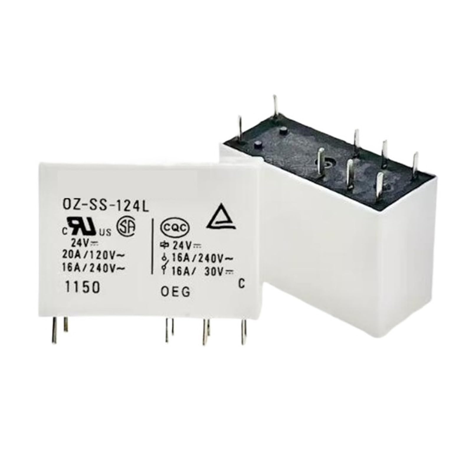 Relais 24V 16A OZ-SS-124L 8PIN interrupteur de puissance pour automatisme
