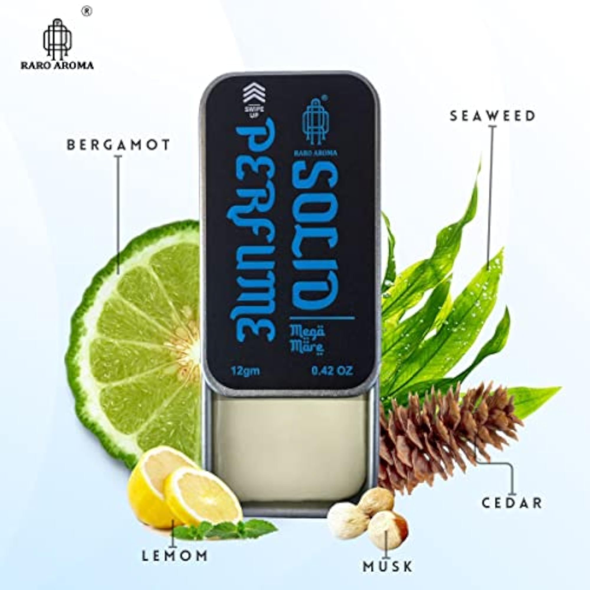 Solid Perfume Megamare Luxury Fragrance, 12g