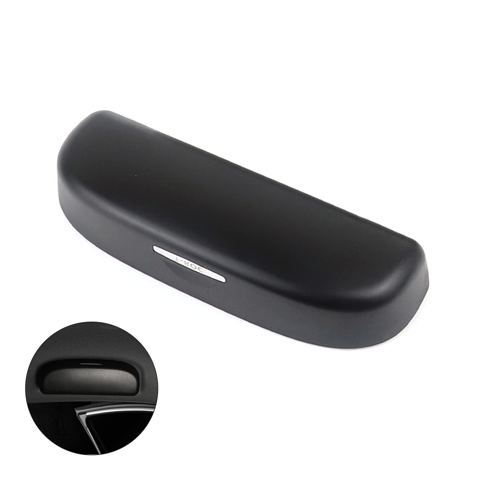 BIXUAN Etui na okulary przeciwsłoneczne, kompatybilne z VW T ROC, Seat, Ateca, Leon, Cupra, Formentor, Skoda Kodiaq Karoq 2018, 2019, 2020, 2021, 2022, 2023, 2024, 2025