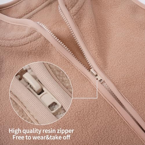 Kids Boys & Girls Two-Piece-Set Soft Fleece Hoodie with long sleeves and Vest4