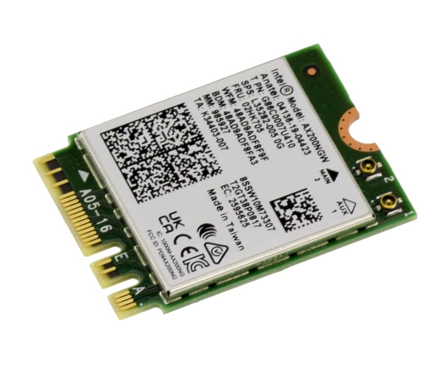 Tarjeta controladora de Red WiFi 6 Intel AX200 NGW M.2 NGFF Bluetooth 5.1 KALEA