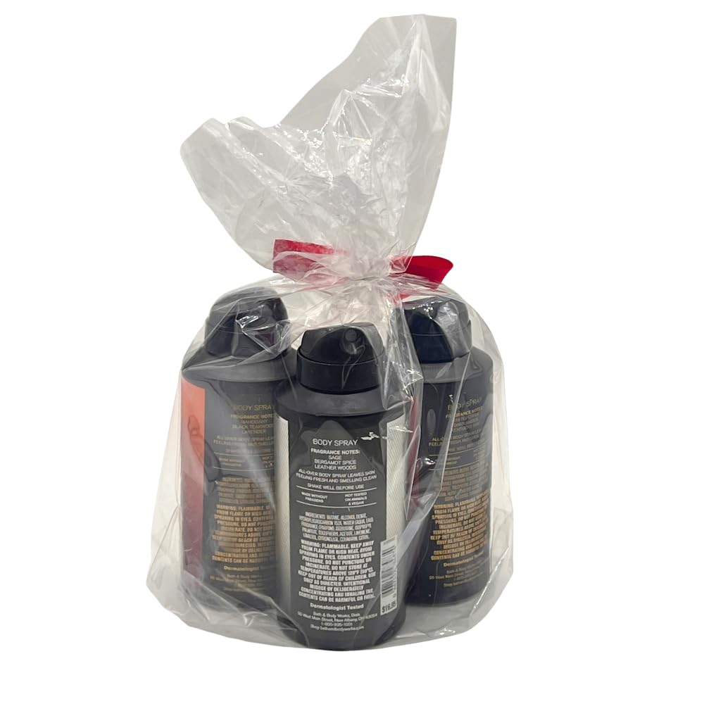 Bath & Body Works Men's Deodorizing Body Spray 3-Piece Gift Set