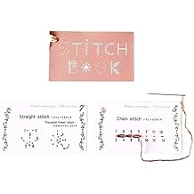 Creative Mini Sewing Book,New DIY Creative Mini Sewing Card Sewing Book Set,Elevate Your Sewing Skills,Learn Various Sewing Techniques,Gifts for Embroidery & Sewing Lovers & Beginners 1PCS