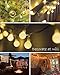 Globe String Lights, 59 Ft 100 LED Christmas Lights with Remote Timer, Connectable Plug in Twinkle Lights for Bedroom Wedding Classroom Indoor Outdoor Decor, Warm White