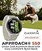 Wearable4U Garmin Approach S50 Golf GPS Smartwatch Cream Gold Aluminum Bezel with Ivory ComfortFit Nylon Band Power Bank Bundle