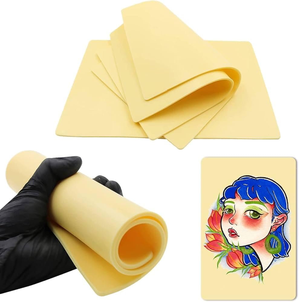 Tattoo Skin Pad 3MM Thick | Double Sided Silicone Tattoo Skin .Practice for Tattoo Artist-image-46