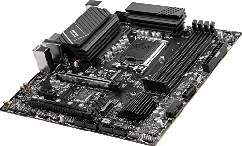 Image of MSI PRO B760M-A WiFi ProSeries Motherboard (Supports 12th /13th /14th Gen Intel Processors, LGA 1700, DDR5, PCIe 4.0, M.2, 2.5Gbps LAN, USB 3.2 Gen2, HDMI /DP, Wi-Fi 6E, Bluetooth 5.3, mATX)