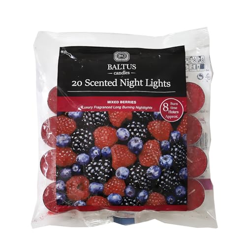 8 Hour Tea Lights 20 Pack (Mixed Berries) JNS_475599