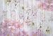 Produktbild Cassisy 2,2x1,5m Vinyl Holz Fotohintergrund Jahrgang Elegant Madeira Blumen Pastellholzplanken Fotoleinwand Hintergrund für Fotoshoot Fotostudio Requisiten Party Photo Booth