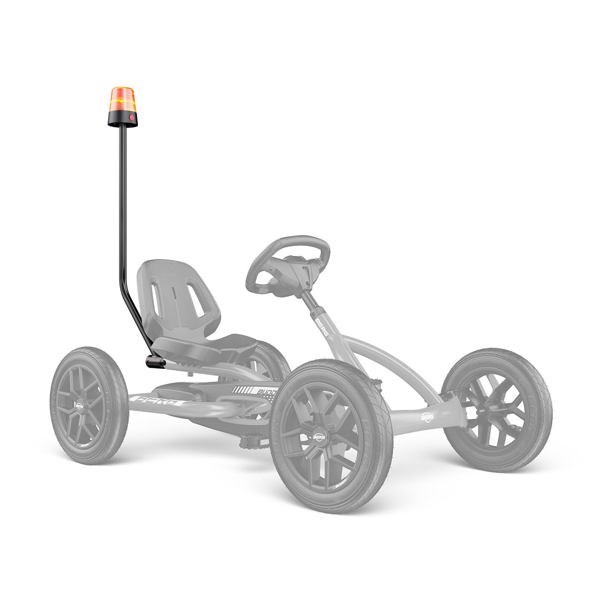 BERG Rundumleuchte Zubehör | Warnlicht für Buddy & Rally Kettcar Pedal-Gokart | Original BERG Sicherheitslicht für Kinderfahrzeuge mit perfekter Passform und robuster Qualität für Outdoor Spaß