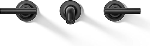 Miniatura 9 de Kohler T14413-4-BGD Purist - Grifo de pared para lavabo