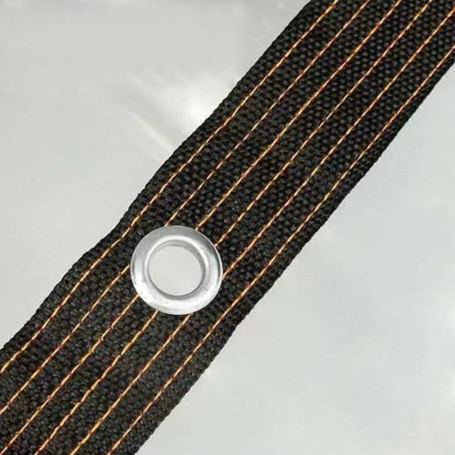 Orstio 8 X 10 Ft Clear Tarps Heavy Duty Waterproof Clear Vinyl Patio Enclosure, Clear Plastic Tarp To Cover Windows, Clear Plastic Sheeting Cover For Greenhouse Accessories (8 X 10 Feet) #TOP3