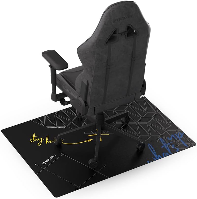 ENDORFY Floor Pad FP120R, Rectangular Mat Under an Office Chair, 120 x 90 cm, Waterproof, EY8G001