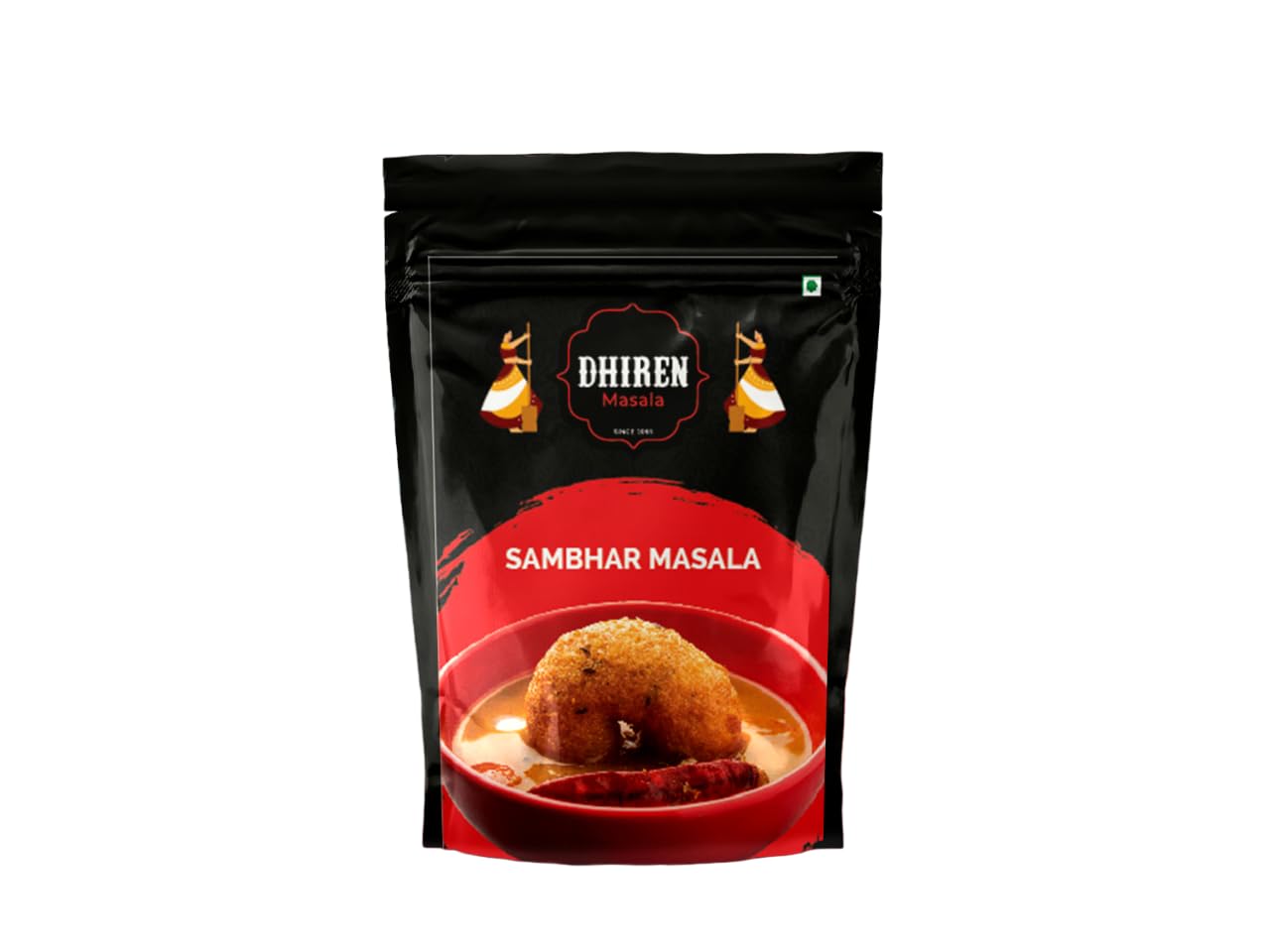 DHIREN MASALA Jain Sambhar Masala Spice Mix (No Onion No Garlic) – 100 Grams | Blended Spice Mix | For Healthy and Delicious Cooking | No Synthetic Flavour & Color | Ready Masala Powder - Pack of 1 (B0CLJFKX7B) Amazon Price History, Amazon Price Tracker