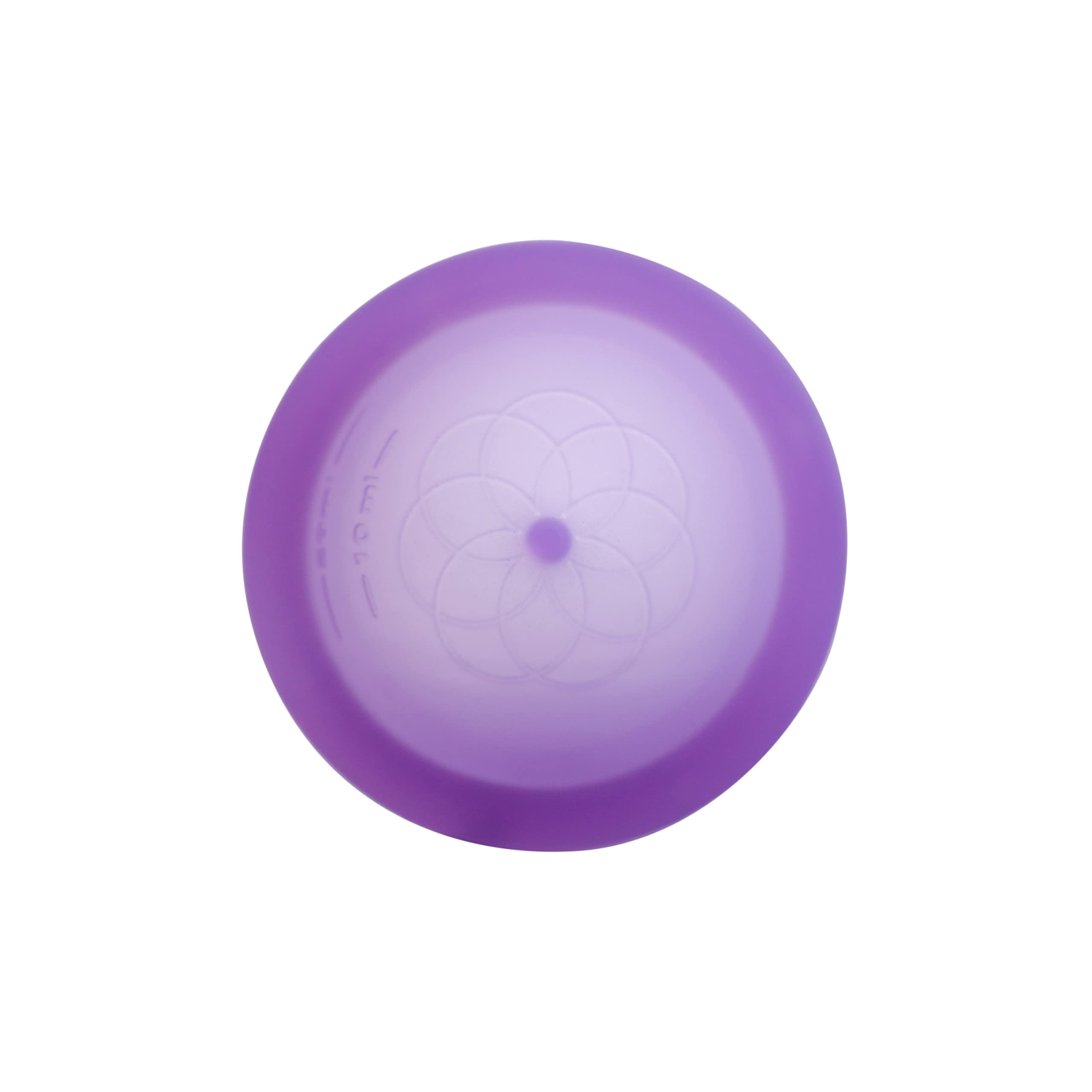 CROING 𝗖𝗼𝗽𝗽𝗲𝘁𝘁𝗮 𝗠𝗲𝘀𝘁𝗿𝘂𝗮𝗹𝗲 Coppetta Mestruale 2 Pezzi (Viola S e Bianca L)