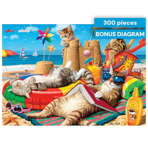 Image of Buffalo Games - Beachcombers - 300 Large Piece Jigsaw Puzzle