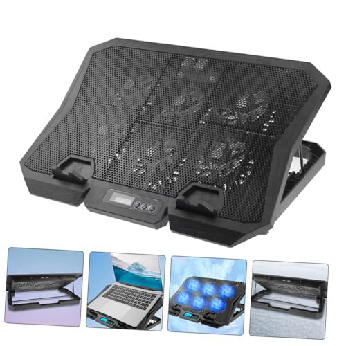Base con ventilador para laptop 15.6 pulg ajustable miniatura 6