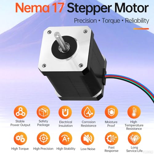 Moteur pas à pas Nema 17 puissant pour vos projets de robotique - 5