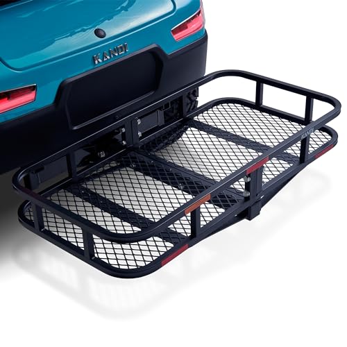 Kandi America Rear Cargo Carrier for 4PRO Kruiser Golf Cart & Cowboy e10K UTV, Electric Cart Rear Rack, Golf Cart Accessory, UTV Hitch-Mount Accessory, Rear Storage for Electric Carts - Thumbnail 3