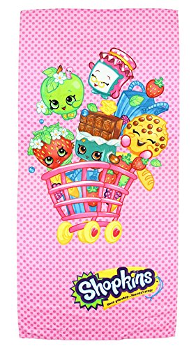 Shopkins Beach Shopping Cart Towel