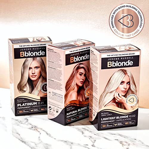 Jerome Russell Bblonde Ice Blonde Permanent Hair Colour – Full Grey Coverage Hair Dye Kit for Pre-Lightened & Blonde Hair, Ammonia Free Hair Dye with Brazil Nut oil - Image 8