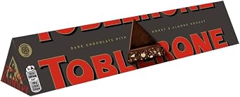 Toblerone Dark Chocolate, 360g (Pack of 10). Christmas, Stocking Filling, Big Night In, Birthday, Easter, Thank you Gift, Sharing Chocolate Bar, Present OFFICIAL