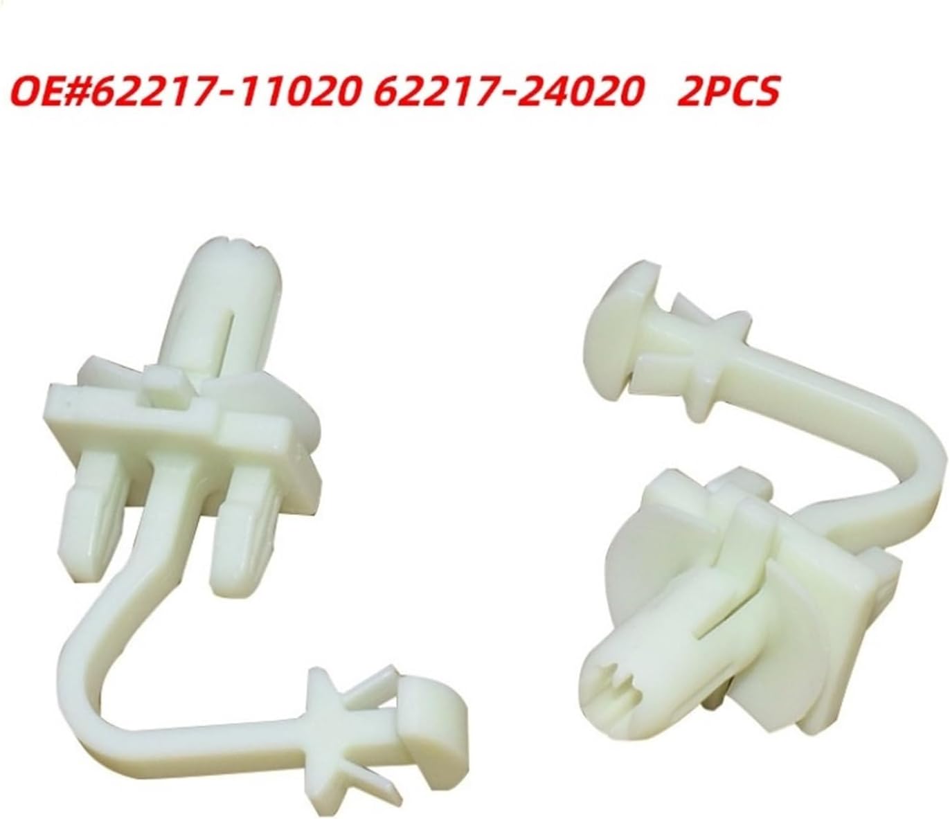 2PCS OE 62217-42050 62217-11020 62217-24020 A-pillar Buckle Front Column Plate Clip Pillar Interior Panel Fixing Clips(62217-11020 2PCS)