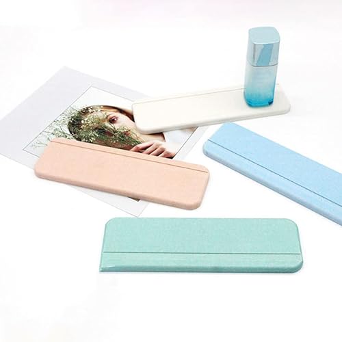 Miniatura 5 de BESPORTBLE Escurridor de platos, 2 posavasos de diatomita, soporte para jabón de tierra, protector de jabón, soporte para cepillos de dientes para