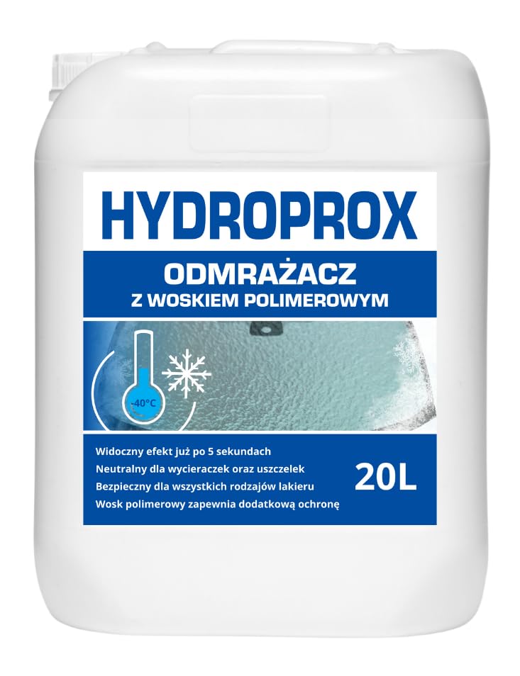 HYDROPROX odmrażacz do szyb z woskiem polimerowym -40°C 20l