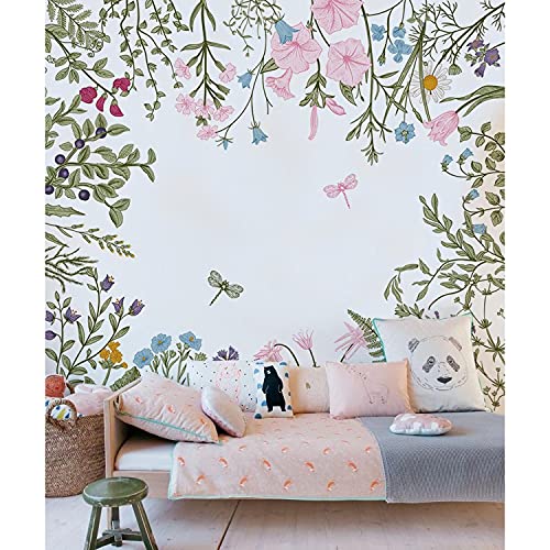 Magic-Stick Stickers Muraux Chambre Fleurs de Champ 250cm